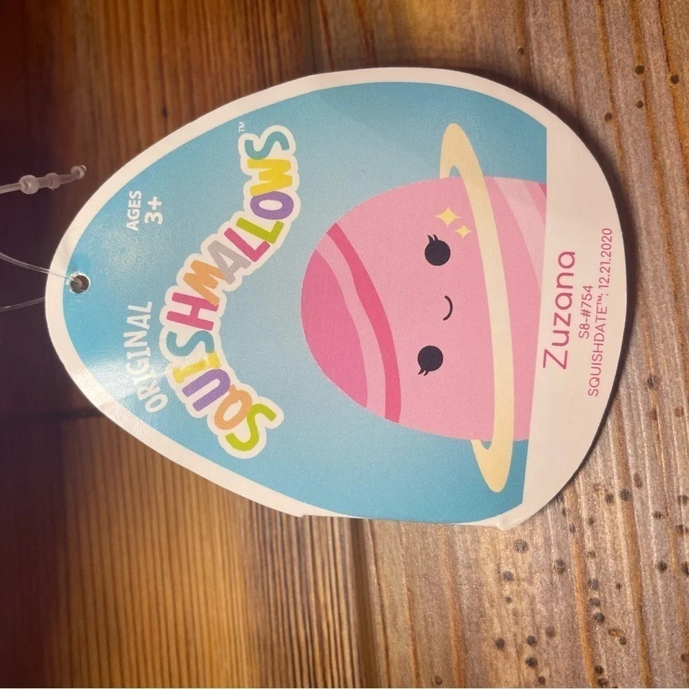 Zuzana Squishmallows Pink Planet Rare 8" Stuffy Stuffed Animal Soft Squishy Toy - Picture 3 of 5